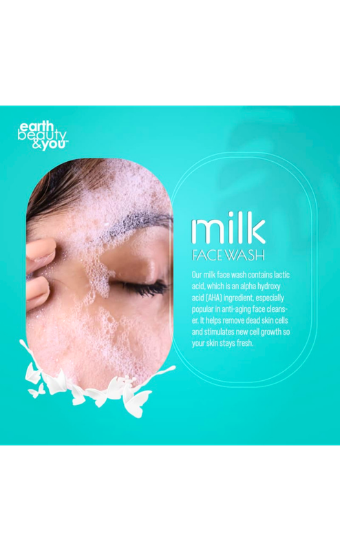 Milk Brightening Face Wash-100ml - Image 3