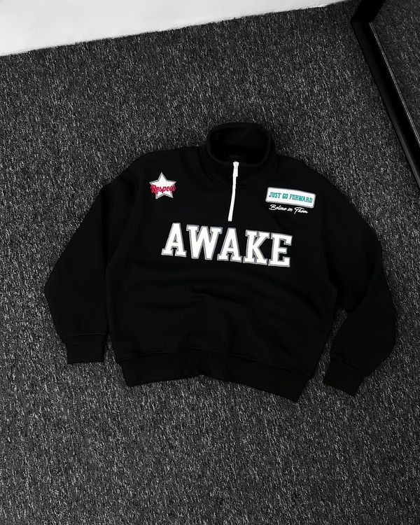 Awake Zipper Premium Sweatshirt