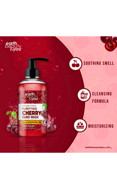 Earth Beauty & You Purifying Cherry Hand Wash - Image 3