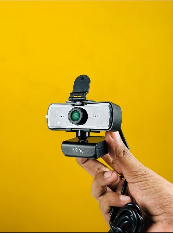 Fifine K420 Webcam 1440P, 2K Web Camera With Privacy Cover & Tripod