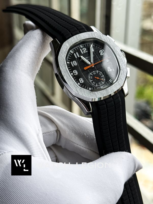 PATEK AQUANAUT SILVER/BLACK