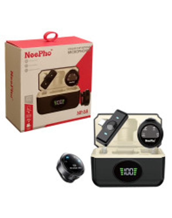 Neepho NP58 Collar Clip Button Wireless Microphone