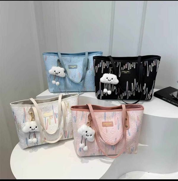 Rainbow elegent shoulder large capacity bagAll color available