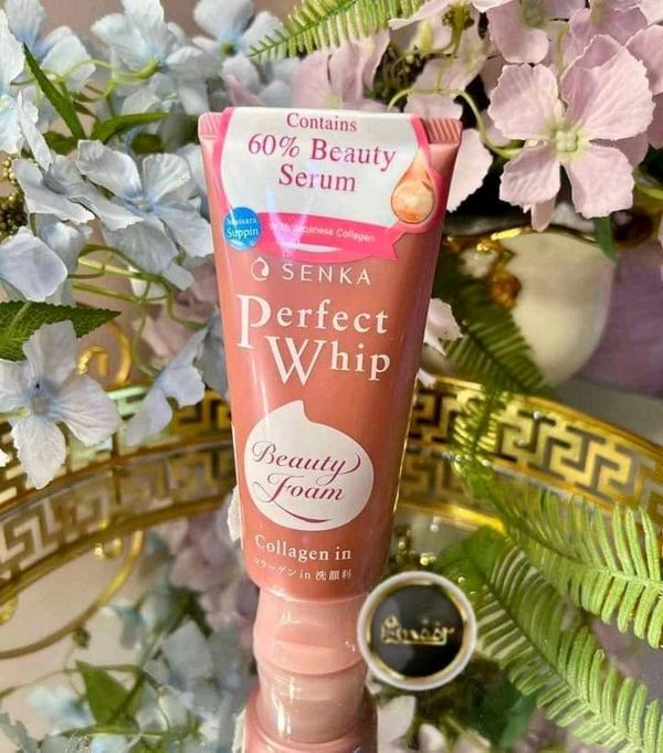 Shiseido Senka Perfect Whip Collagen Foam Cleanser