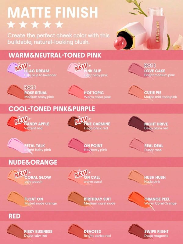 Color Bloom Liquid Blush Matte Finish-Risky Business - Image 5