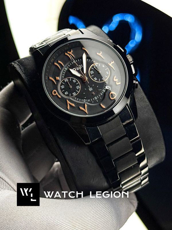 Fossil arabic chrono chain black