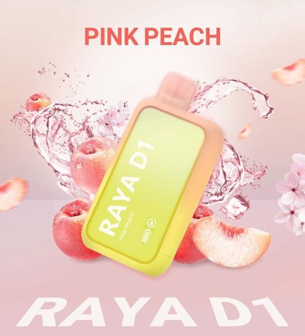 Elfbar RAYA D1 Pink Peach – 13,000 Puffs