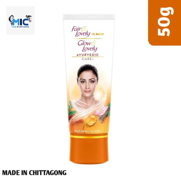 Glow & Lovely Natural Face Cream Ayurvedic Care+ 50 (India)