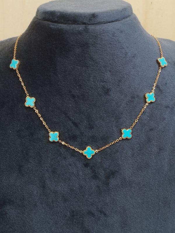Torquoise charm necklace