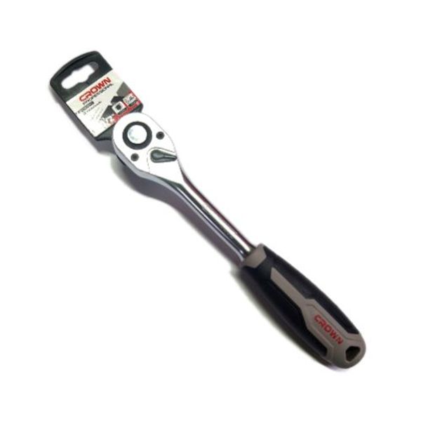 CROWN 1/2" Professional Ratchet Wrench, Ratchet Handle, 1/2", CR-Mo, Atomization; CPHSW-RHA12