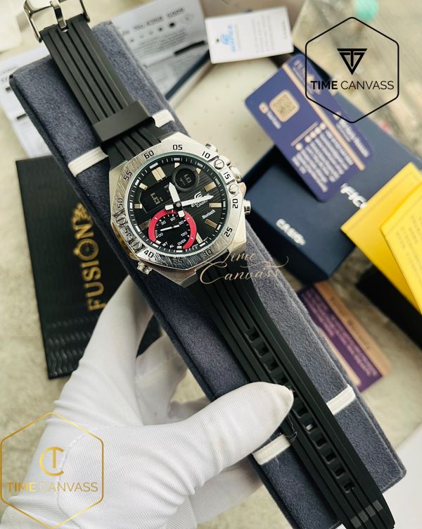 Casio Edifice Silicone Belt (1:1 Japan Movement) AAA Grade Master Copy Watch