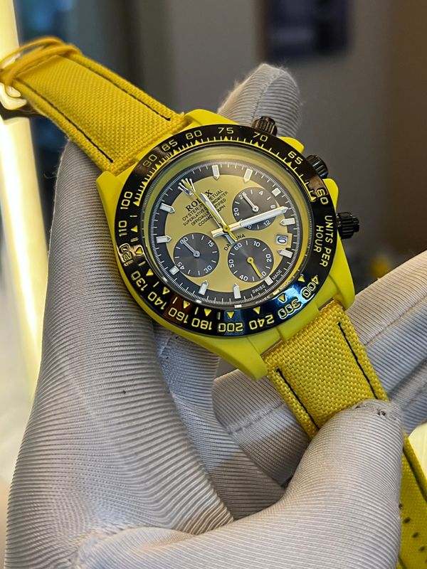 Rolex Daytona Yellow Nato Strap