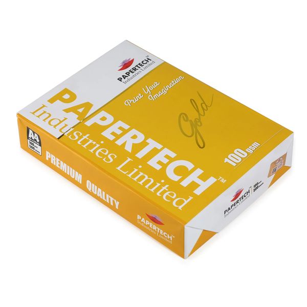 Papertech Gold 100gsm A4 Paper (500 Sheets/Ream)