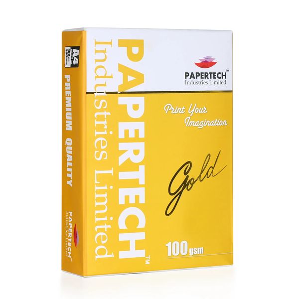 Papertech Gold 100gsm A4 Paper (500 Sheets/Ream)