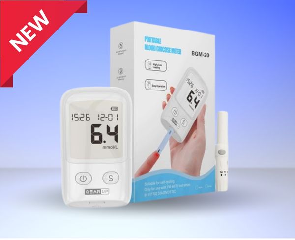GearUP BGM-20 Diabetes Measuring Machine/ Blood Glucose Meter With 25 Test Strips