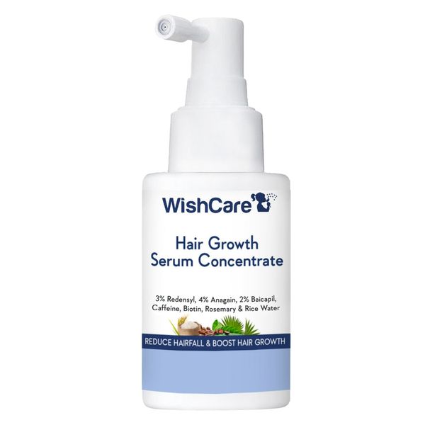 Hair Growth Serum Concentrate With 3% Redensyl, 4% Anagain, Rice Water, Biotin.
