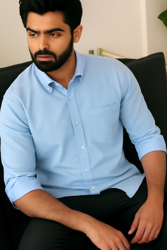 Formal Sky Blue Shirt