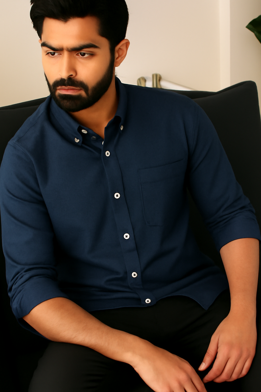 Dark Blue Shirt for Men
