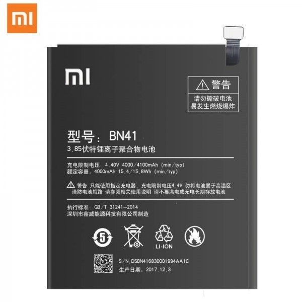 xiaomi Redmi note4x/bn41 original battary