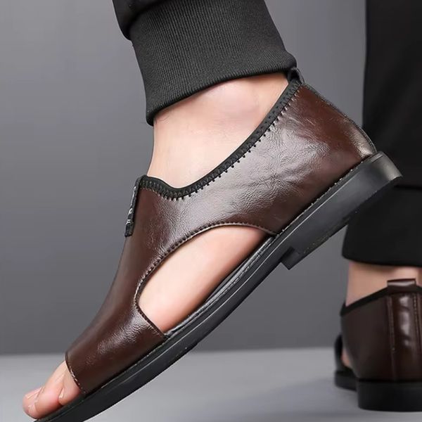 MEN’S CASUAL LEATHER SANDALS