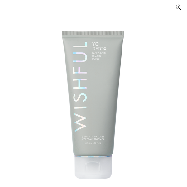 Yo Detox Charcoal Face & Body Enzyme Scrub 100 ml