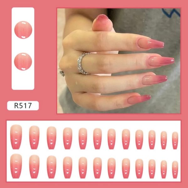 24 pieces fake nails