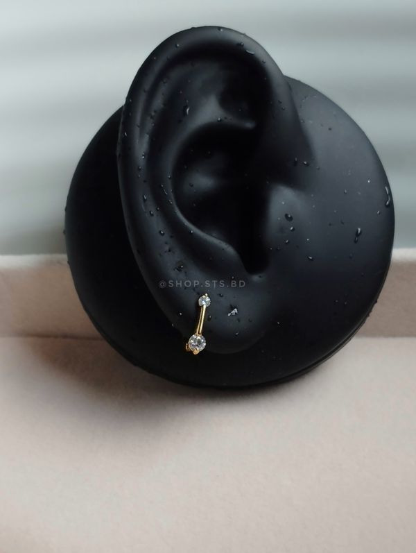 Subtle hoop earrings
