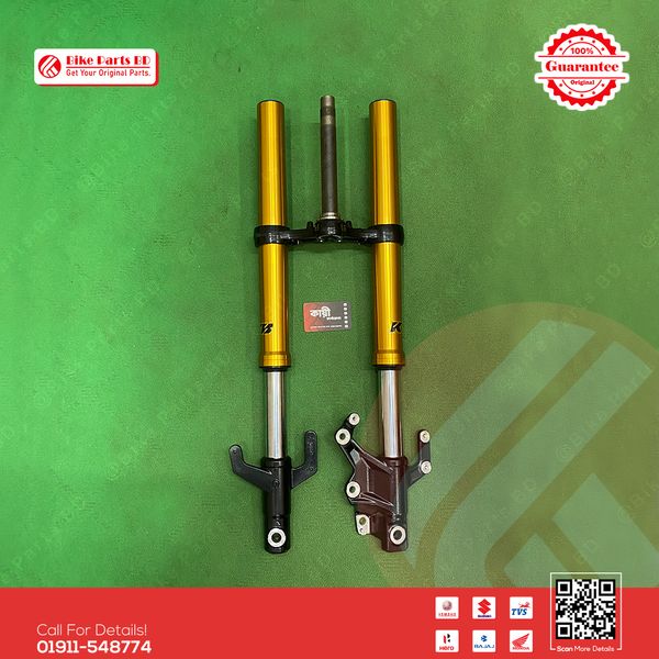 Fork Assembly (Black Color) for Yamaha R15 V4, R15M & MT15 V2 bike.