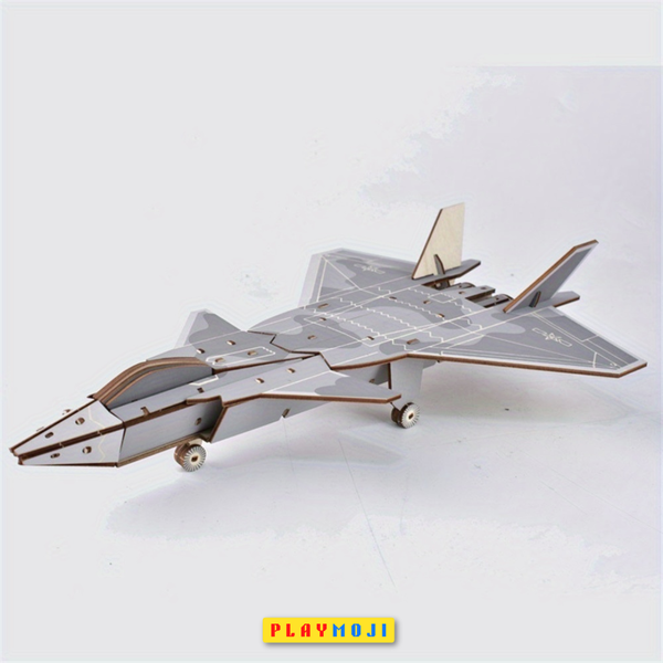 J-20 Stealth Fighter 3D Wooden Puzzle (Model)