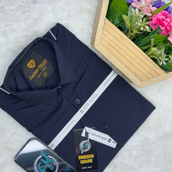 Solid China Maicro Fabrics Shirt For Men's