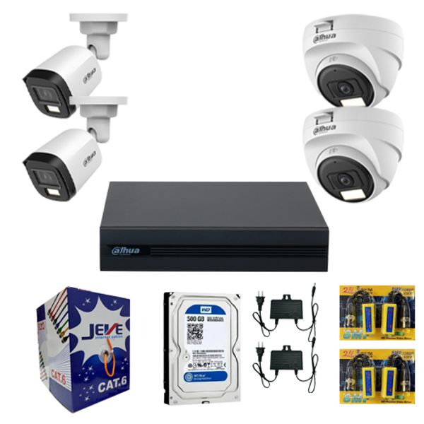 Dahua Full Color 4 CCTV Package