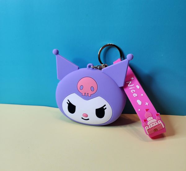 Sanrio Cartoon Silicon Wallet Keychain