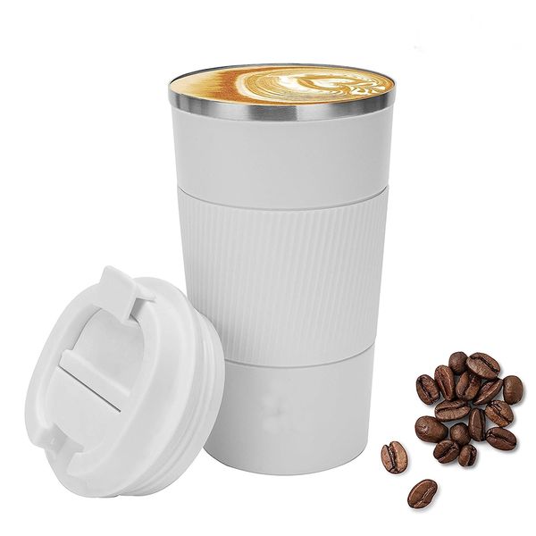 510ml SS Thermos Coffee Mug – CM-1756 White ( Old Model )