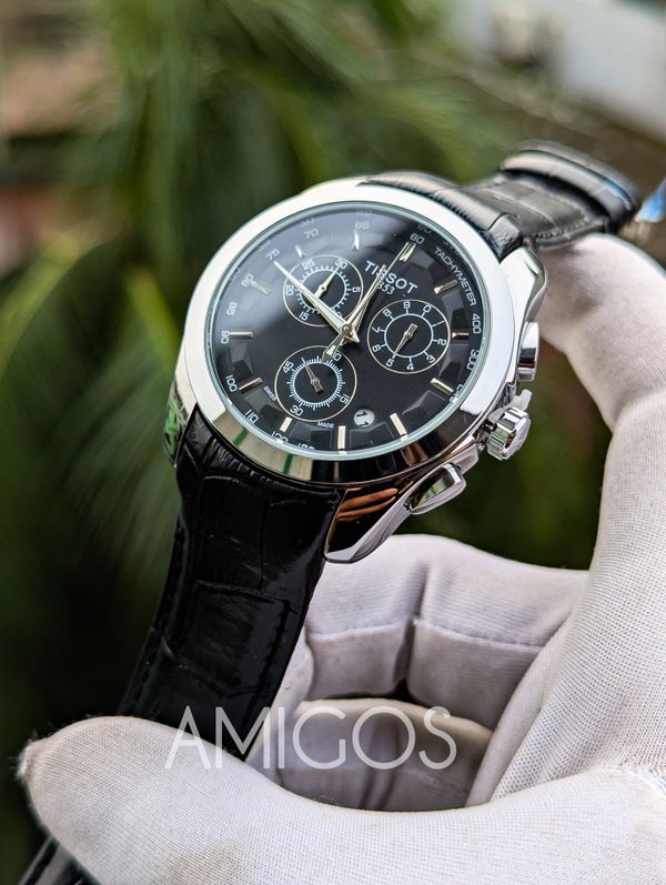 Tissot 1853 Black Dial, Black belt