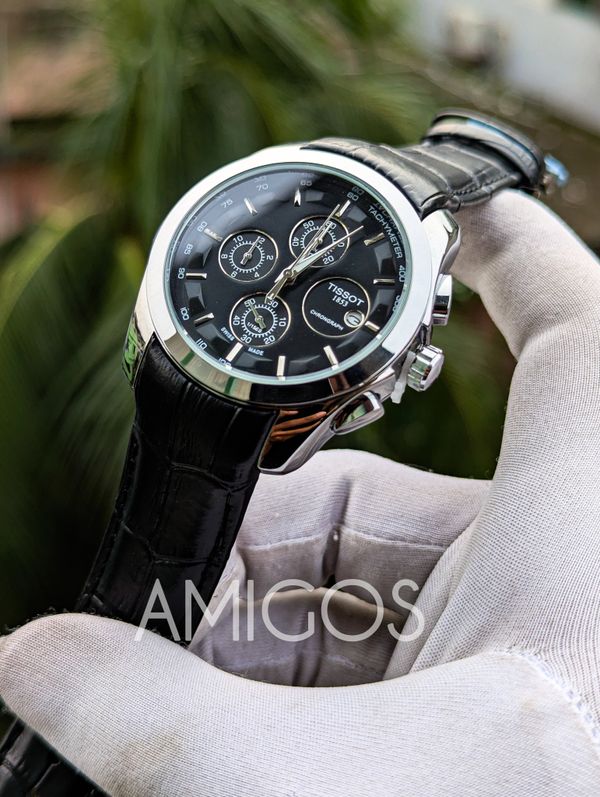 Tissot 1853 Black dial, Black belt