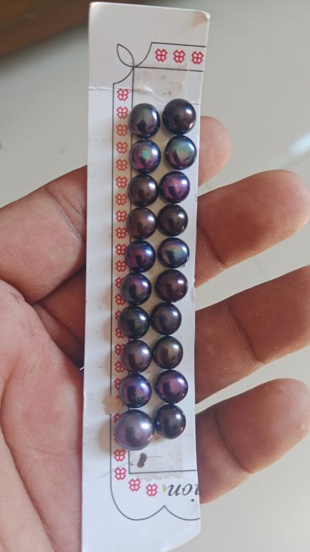 Loose Pearl 7 mm Black 1 PCS