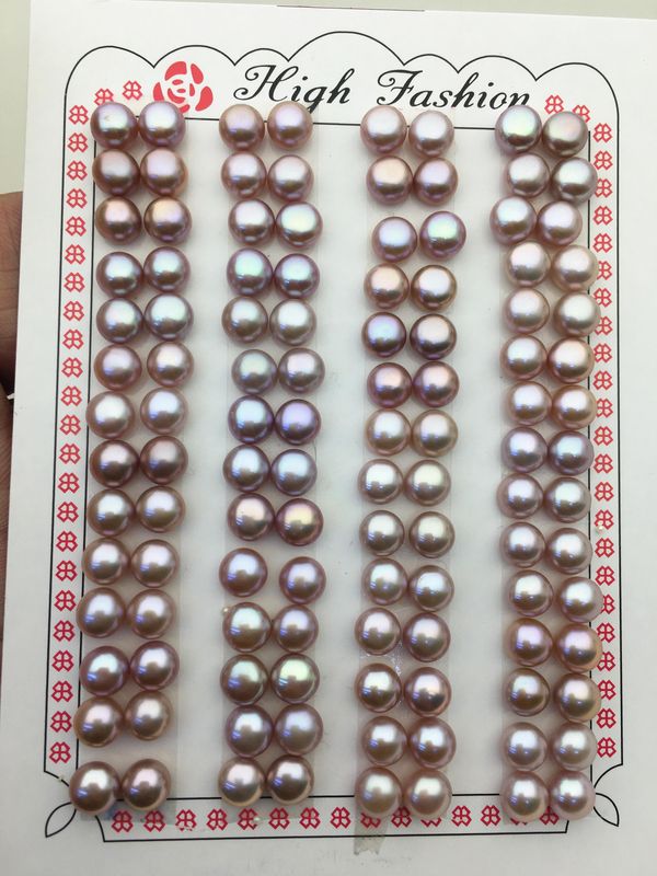 Loose Pearl 7 mm Levender colour 1 PCS