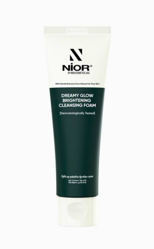 Nior Dreamy Glow Brightening Cleansing Foam 120ml - Image 1