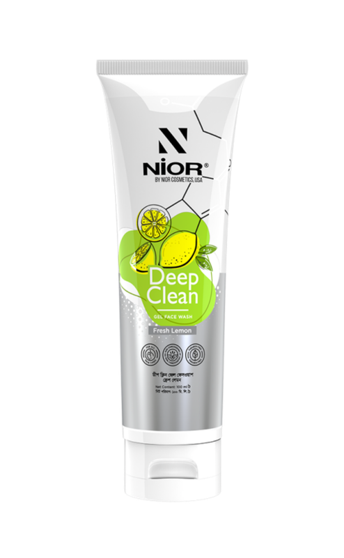 ।Nior Deep Clean Gel Face Wash Fresh Lemon 100ml - Image 1