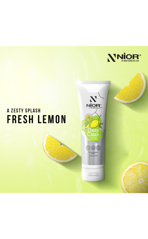 ।Nior Deep Clean Gel Face Wash Fresh Lemon 100ml - Image 2