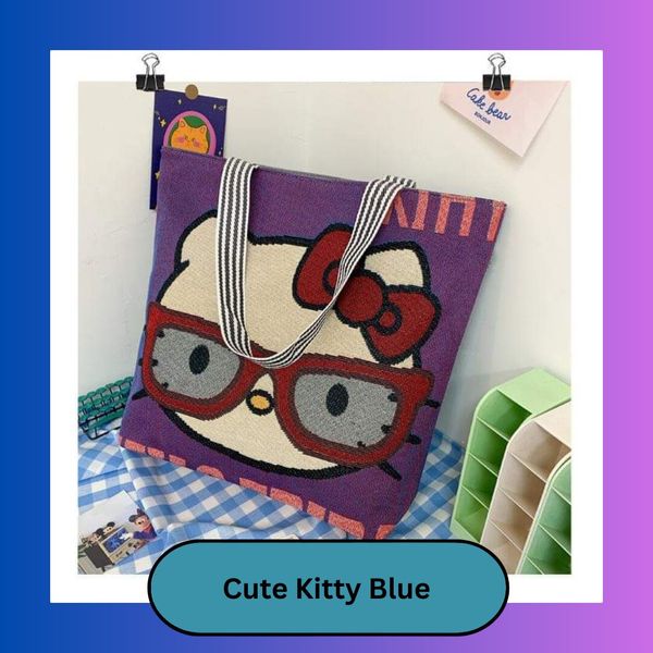 Cute Kitty Blue