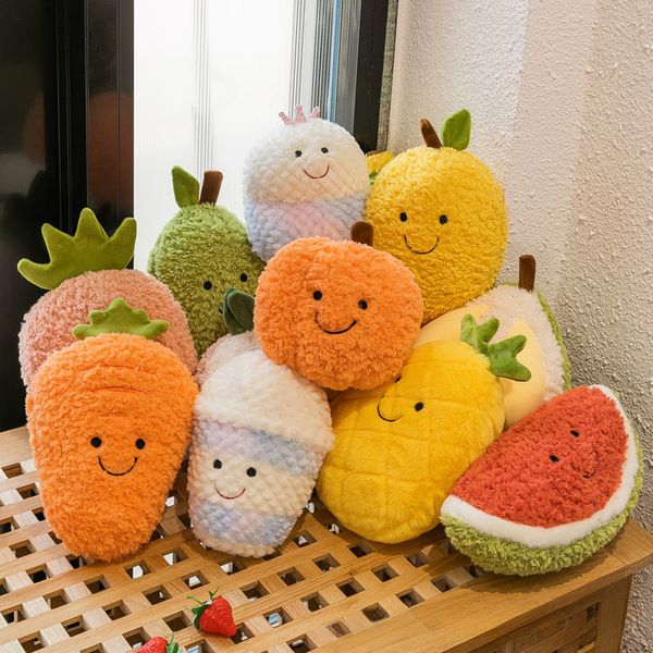 8 Inch Creative Simulation Fruit Plush Toy Grasping Doll