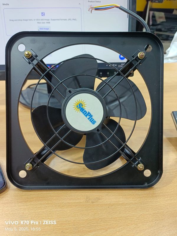 8 inchi 4 blade metal exjust fan sunplus