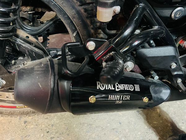 Premium Silencer Cover For Royal Enfield Hunter 350