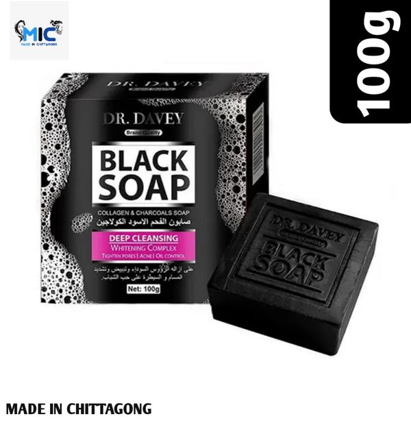 Dr Davey Black Soap - 100g