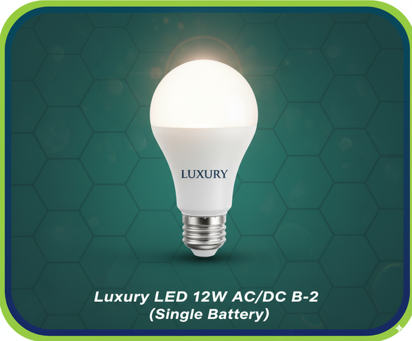 Luxury LED 12W AC/DC B-22 (Single Battery )