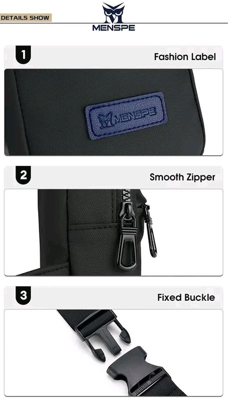 🎖️MENSPE Oxford Men Chest Bag Fashion Pouch Bag - Image 8