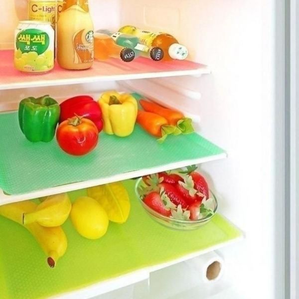 4 Pcs Washable Refrigerator Mats