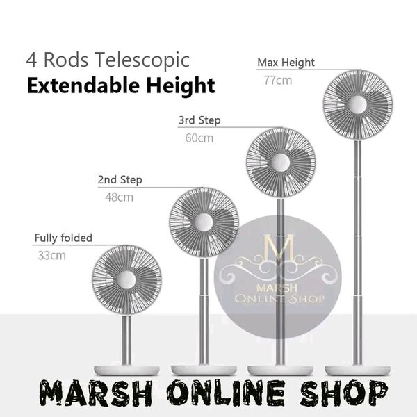 💥JISULIFE FA13P Rechargeable Desk Fan 8000mAh - Image 3