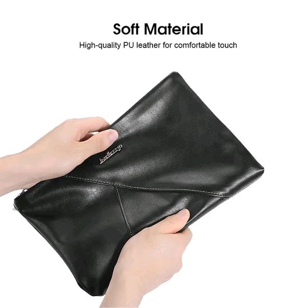🙋🏻♂️LouisWill Men's Wallet PU Leather Bag - Image 4